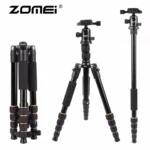 Lightweight Portable Professional Travel Camera Tripod Tripode Aluminum Tripod Head Monopod for Digital DSLR Camera - Image 7