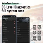 Accessories - Pro VAG Diagnostic Tool, MotorSure Bluetooth OBD2 Bidirectional Full System Diagnostic Scan Tool for All VAG Cars