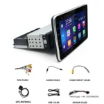 Accessories - Universal 1 Din Car Multimedia Player 10inch Screen Autoradio Stereo Video Carplay GPS WiFi Auto Radio Android Car DVD Player