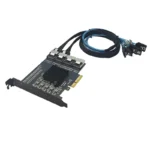 PCI-E To MINI SAS SFF-8087 Adapter 16 Port SATA 3.0 6Gbps SSD Adapter PCI-E 3.0 X4 Expansion Card