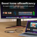 Type C to HDMI Adapter USB C to HD-MI Converter HDTV 8K USB 3.1 HDMI-compatible Cable For MacBook Chromebook Samsung Xiaomi - Image 5