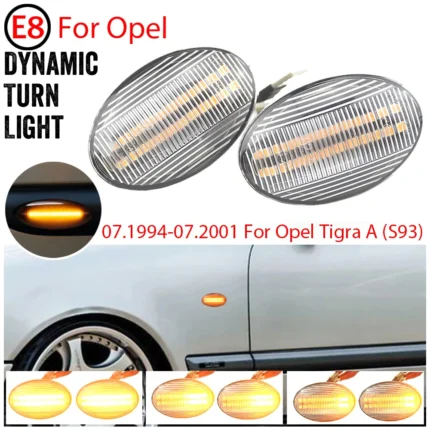 Opel Combo C LED Dynamic Side Marker Turn Light Repeater Indicator Light Dynamic Side Marker Light
