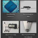 Soziales Netzwerk - 0-150mm/Digital Vernier Caliper Stainless Steel /Aluminum Alloy High Precision 0.03/0.04mm Industrial/Home Use