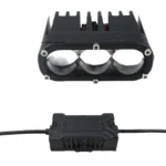 Accessories - Ultra-Thin Triple Laser Fog Lights, Mesh Projector White/Yellow Dual-Color, IP68 Waterproof 75W Car & Motorcycle Accessories