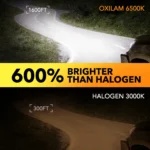 Autoteile - H7 LED Bulb Turbo Headlight 6500K 22000LM 12V CSP Powerful Best H7 LED Diode approved H7 Mini Lamp