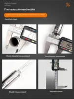 Soziales Netzwerk - 0-150mm/Digital Vernier Caliper Stainless Steel /Aluminum Alloy High Precision 0.03/0.04mm Industrial/Home Use