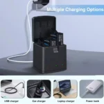 Batterie - GoPro Hero 13 Li-ion Battery Pack Motion Camera Battery Storage +3-Slots Box Charger Rechargeable Batteries