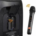 Accessories - JBL Microphone M23 2 Channel Karaoke System With Rechargeable Receiver Cordless Handheld Mic For Church Party Speaker