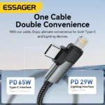 Handyladegerät - Fast Charging 2-in-1 Right Angle Cable PD 65W 29W  Elbow Data Cable For iPhone 15 14 13 MacBook Lenovo Asus Dell iPad Pro Samsung